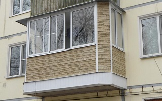 внешняя отделка балконов